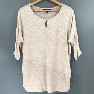 French Laundry Womens Taupe Blouse, Size 2X